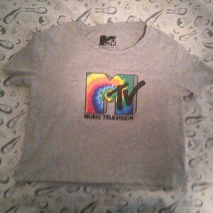 Medium Womens MTV Logo T Shirt-Good Condition